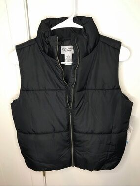 Colorful Planet Kids Black Puffer Vest